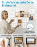 PHOTOLINI Bilderrahmen Set 14-tlg. Beige MDF Acrylglas Bild 5