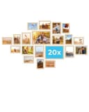 PHOTOLINI Bilderrahmen Set 20er MDF Acryl Beige Bild 2