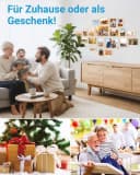 PHOTOLINI Bilderrahmen Set 20er MDF Acryl Beige Bild 4