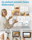 PHOTOLINI Bilderrahmen Set 20er MDF Acryl Beige Bild 5