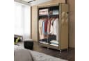 Intirilife Faltschrank Stoffschrank Creme Beige mit Reißverschluss Bild 4
