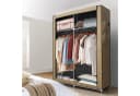 Intirilife Faltschrank Stoffschrank Creme Beige mit Reißverschluss Bild 5