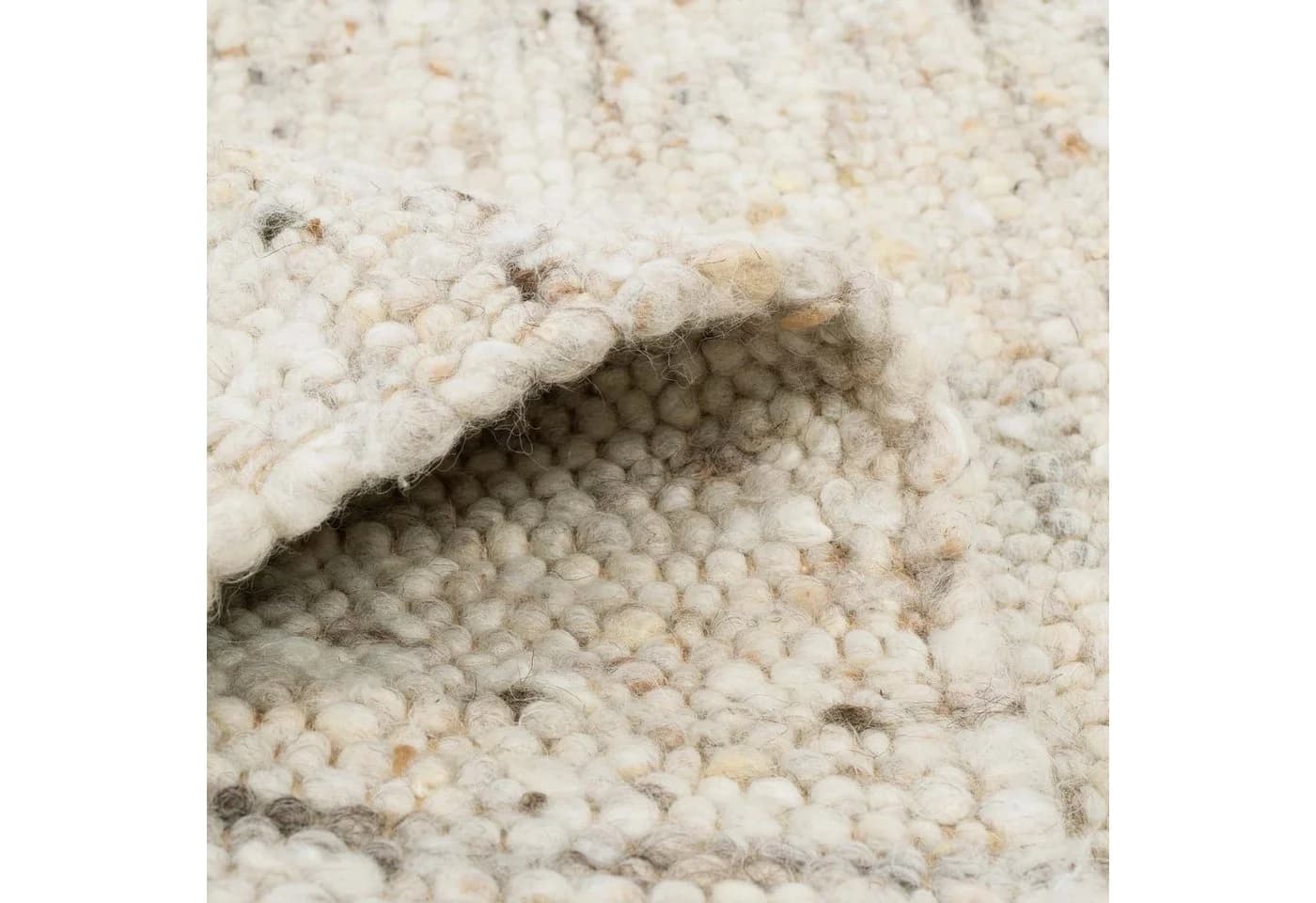 TaraCarpet Handwebteppich Oslo 090x160 cm Sand Meliert - Bild 4