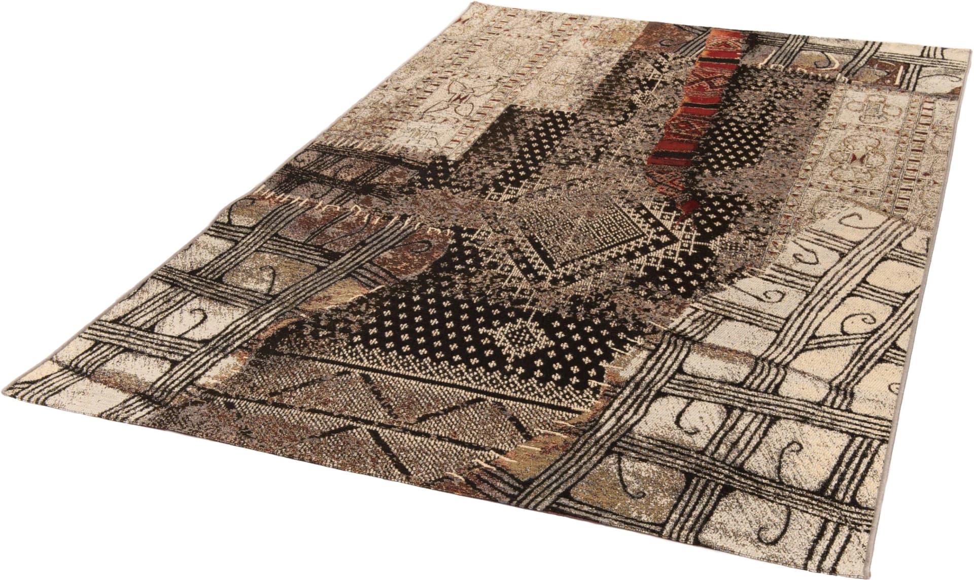 Gino Falcone Outdoor-Africa 37 Teppich Bunt Gemustert Kunstfaser