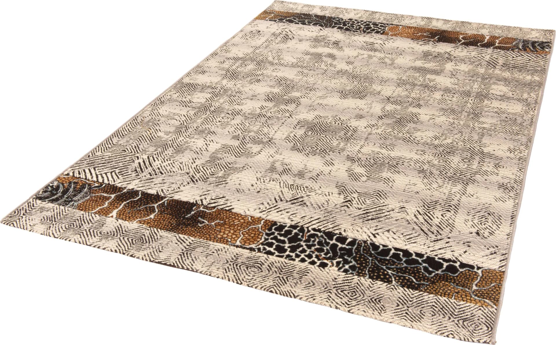 Gino Falcone Teppich Outdoor-Africa 43 Grau Kunstfaser