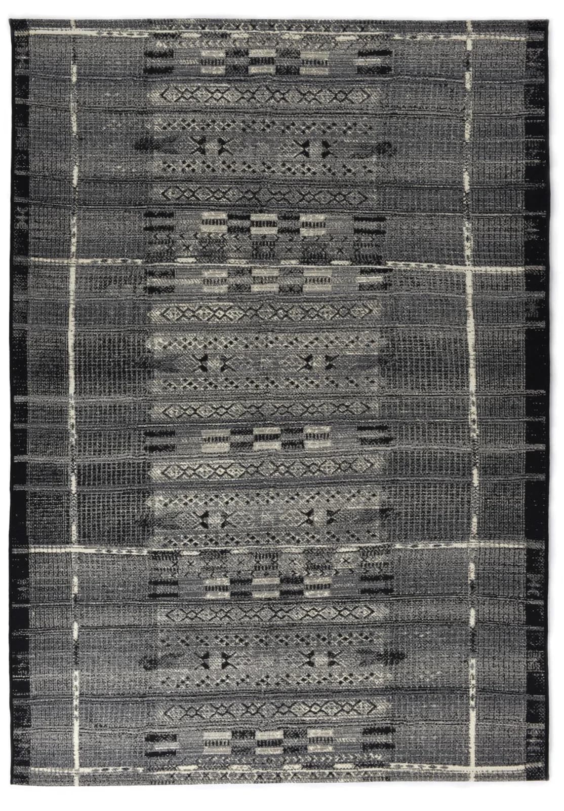 GINO FALCONE Outdoor-Africa 38 Teppich Grau Ethno Style