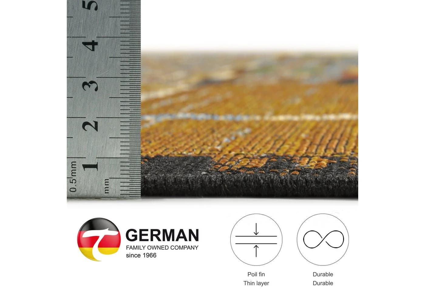 GINO FALCONE Outdoor-Africa 38 Teppich Gold Ethno Style - Bild 4