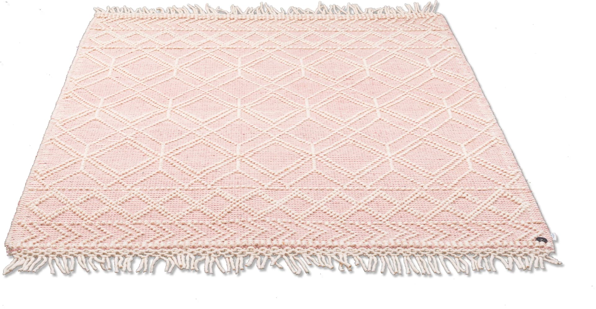 Tom Tailor HOME Teppich Colored Macrame Rosa Handgewebt