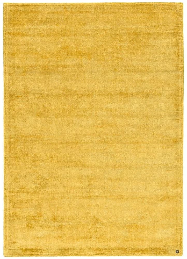 TOM TAILOR HOME Teppich Shine uni Gold Handgewebt