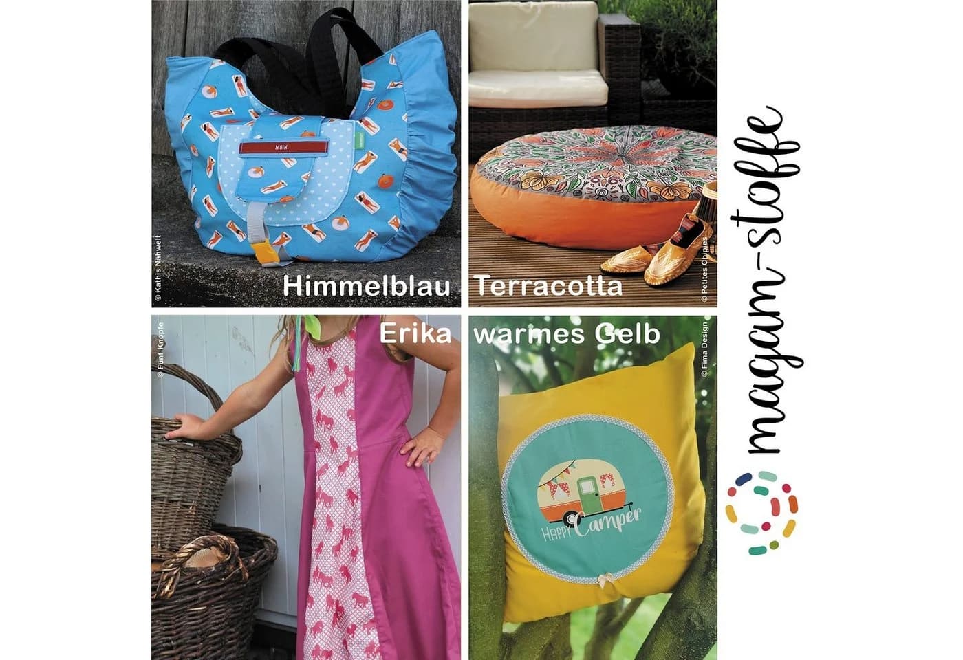 MAGAM-Stoffe Stoff "Sophie" Baumwolle Uni Rosa OEKO-TEX - Bild 5