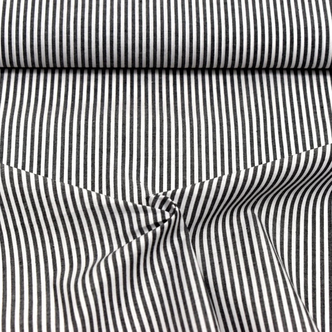 MAGAM-Stoffe Stoff Mona Streifen Baumwollstoff
