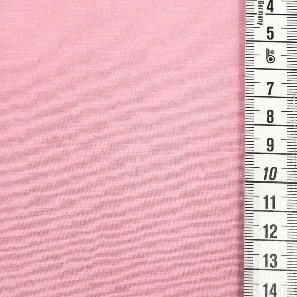MAGAM-Stoffe Stoff "Mona" uni Baumwollstoff Rosa ÖKO-TEX Meterware - Bild 3