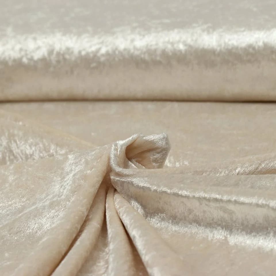 MAGAM-Stoffe Stoff "Katharina" Pannesamt glänzender Samt Kleidung Kissen Möbel Karneval Meterware