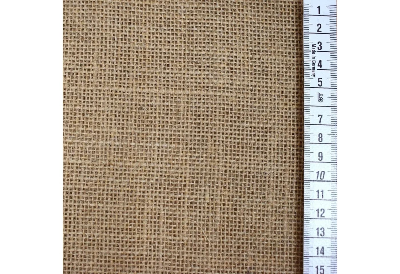 MAGAM-Stoffe Stoff "Luca" 100% Jute Natur Sack-Leinen Dekostoff Meterware - Bild 3