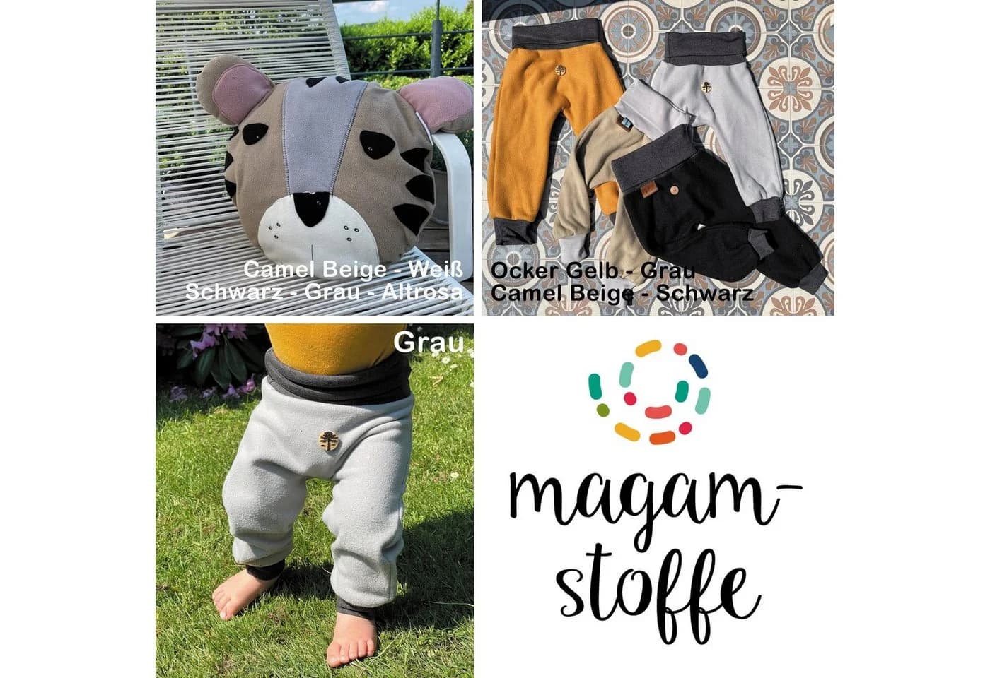 MAGAM-Stoffe Stoffpaket Stoffreste Patchwork Baumwollstoff Kinderstoff - Bild 3