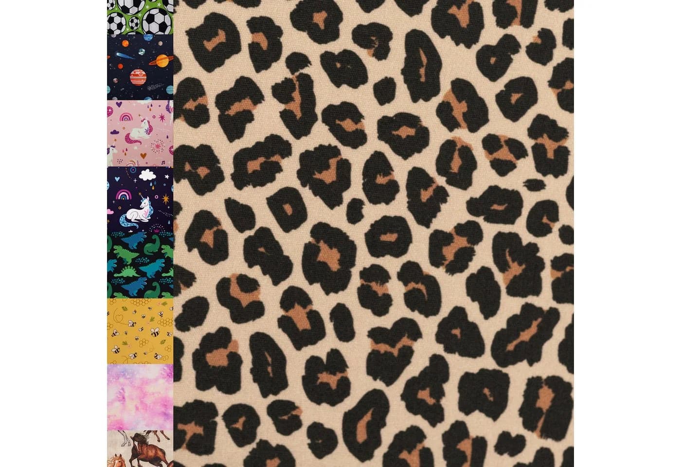 MAGAM-Stoffe Stoff "Leo-Look" Leoparden-Muster Baumwollstoff - Bild 2