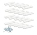 sossai® Möbelgleiter Weiß mit Schrauben (20-St) Bild 2