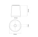 sossai® Türstopper NTS2 - BERND Braun Kunststoff Bild 4