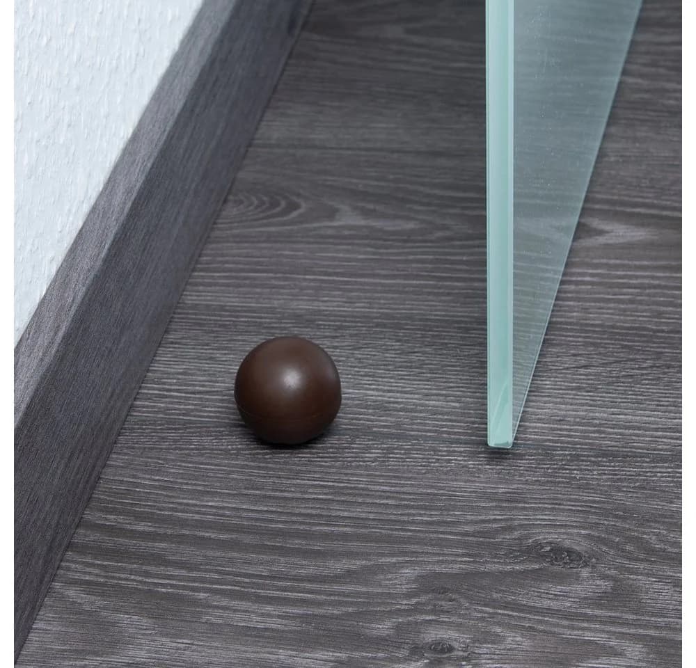 sossai® Türstopper NTS6 Globe Braun Kunststoff