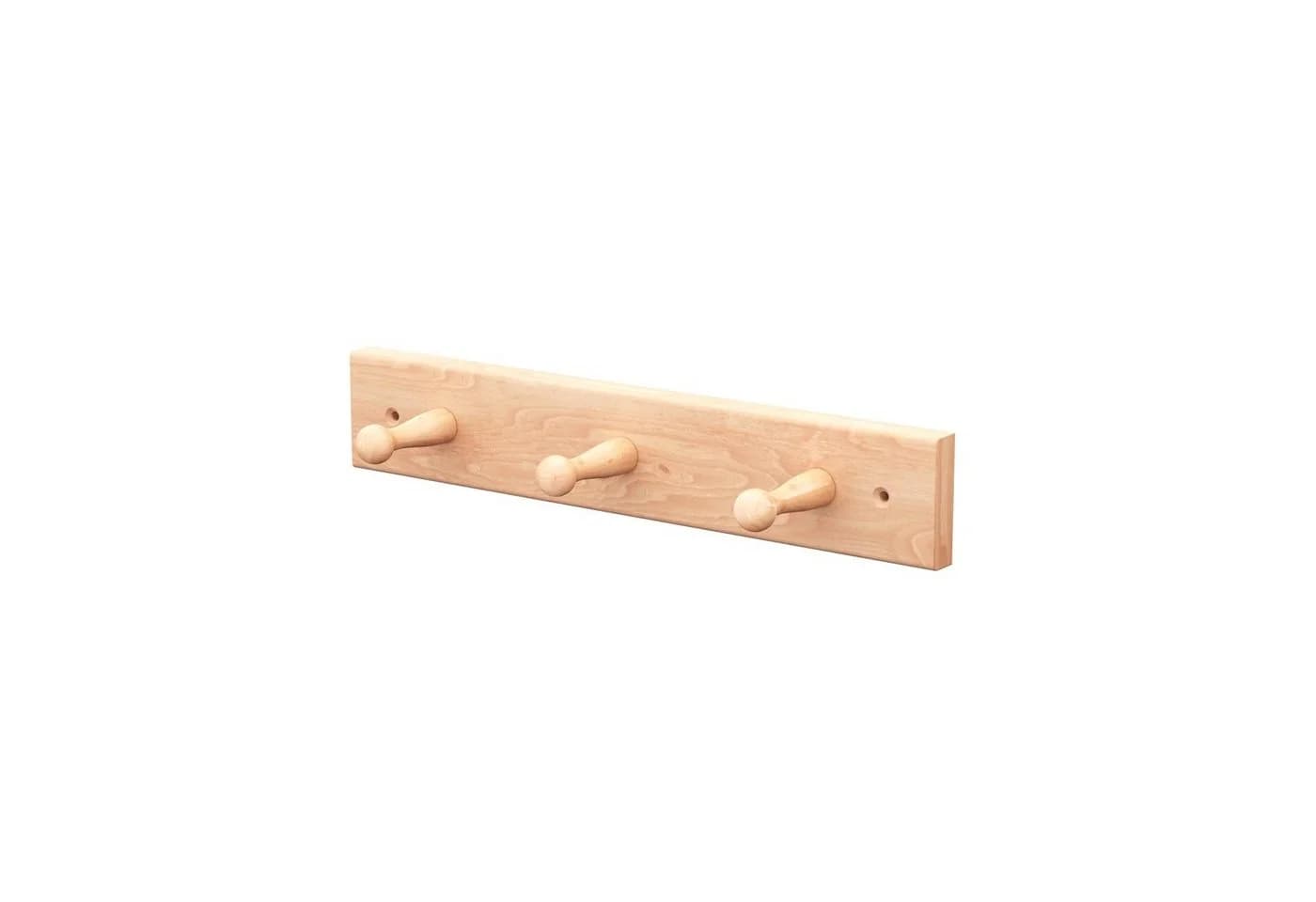 sossai® Wandgarderobe Garderobenleiste aus Holz - Bild 2