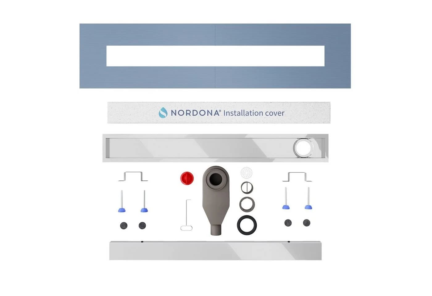 NORDONA Duschrinne Hochglanz Edelstahl 60 cm Komplett-Set - Bild 5