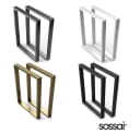 sossai® Tischgestell Stahl Tischkufen 50-70cm x 72cm in Gold Bild 5