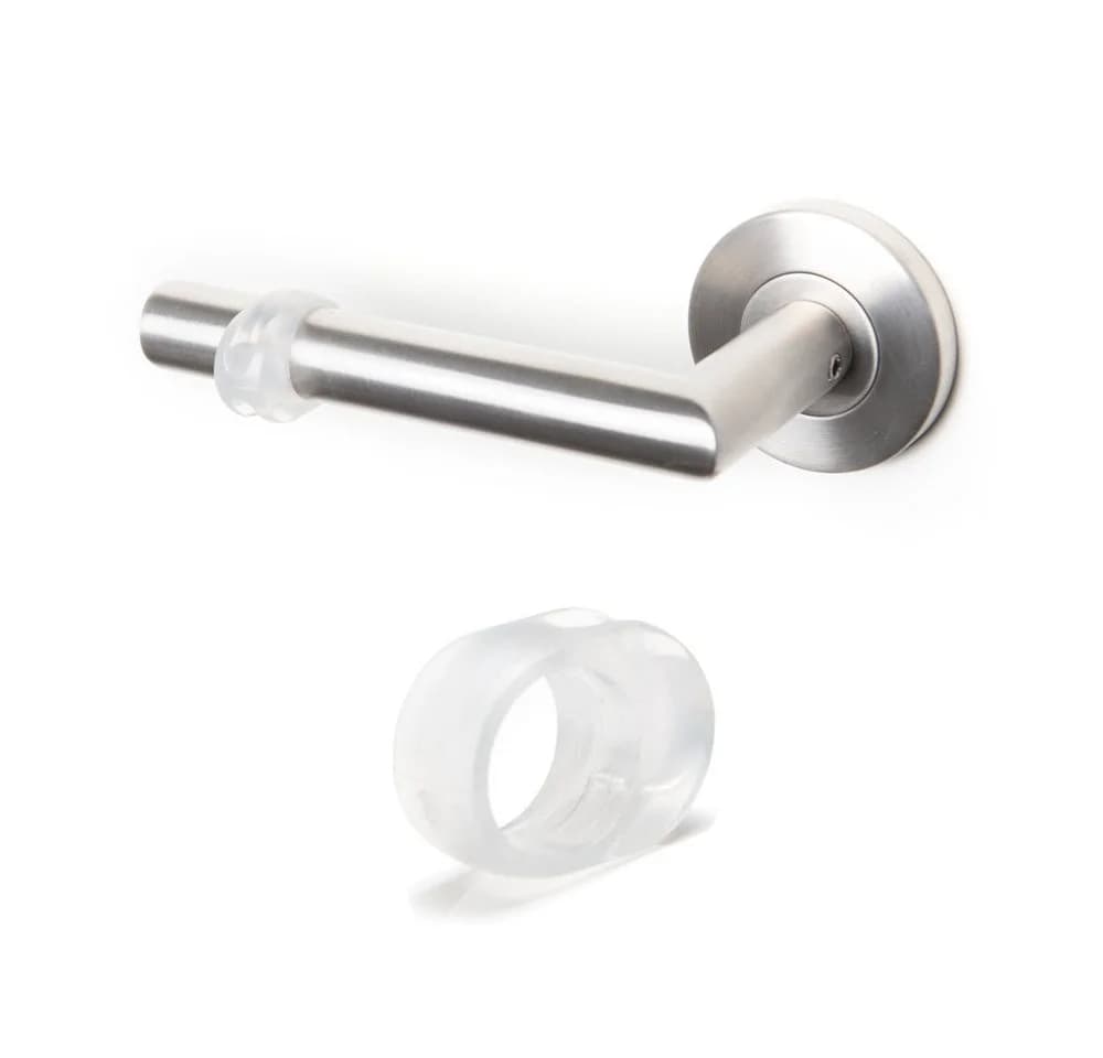 sossai® Türklinkenpuffer Transparent 5er Set Wandtürstopper - Bild 2