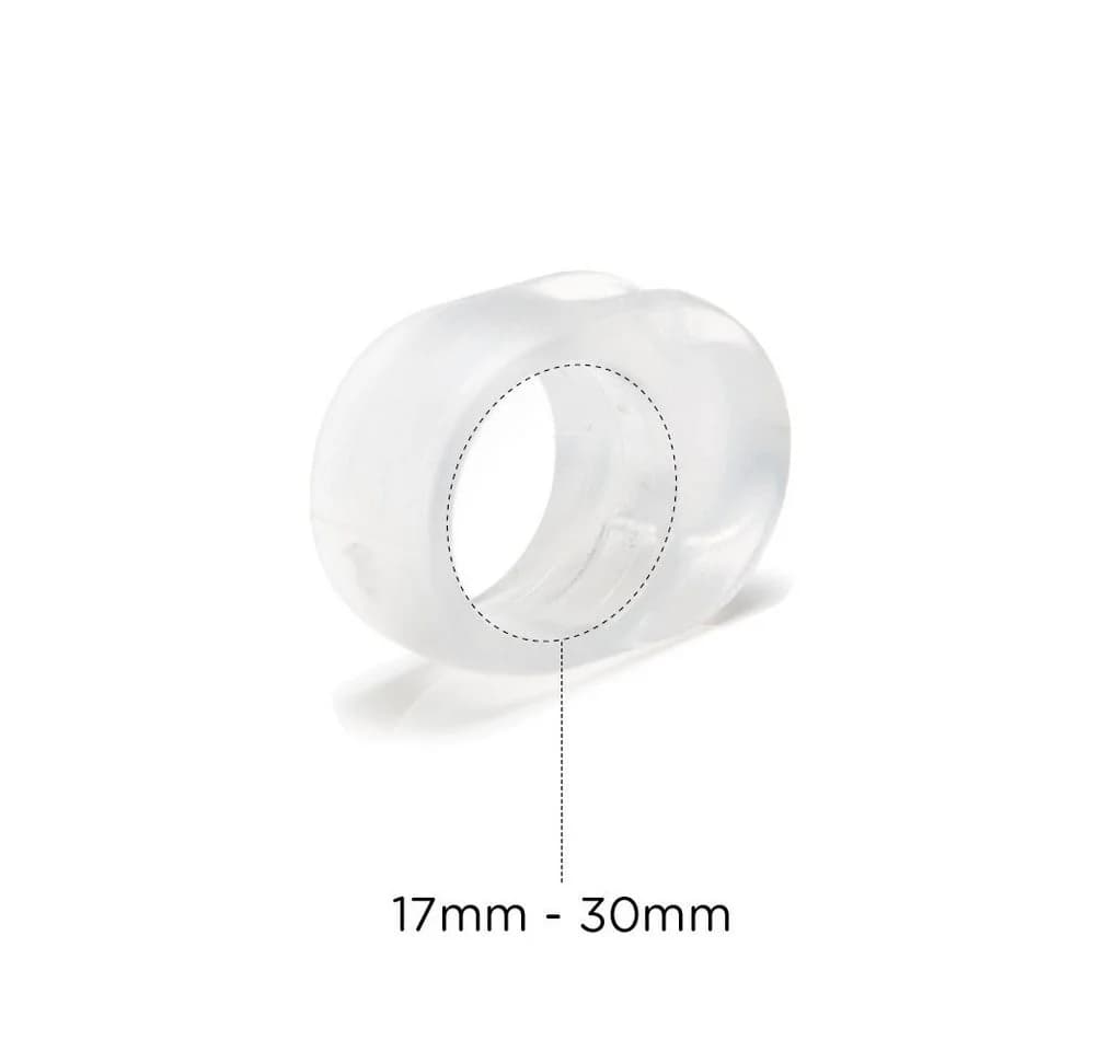 sossai® Türklinkenpuffer Transparent 5er Set Wandtürstopper - Bild 3