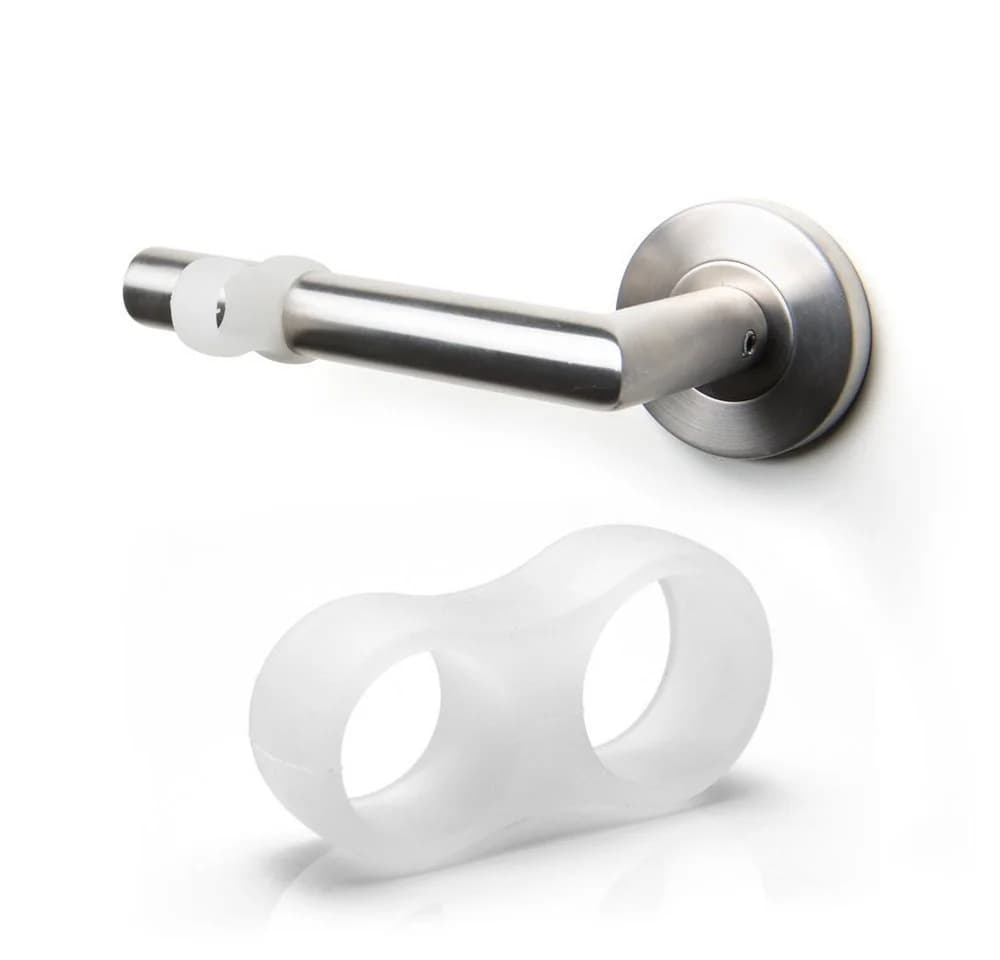 sossai® Türklinkenpuffer Transparent 5er Set Wandtürstopper - Bild 2