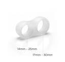 sossai® Türklinkenpuffer Transparent 5er Set Wandtürstopper Bild 3