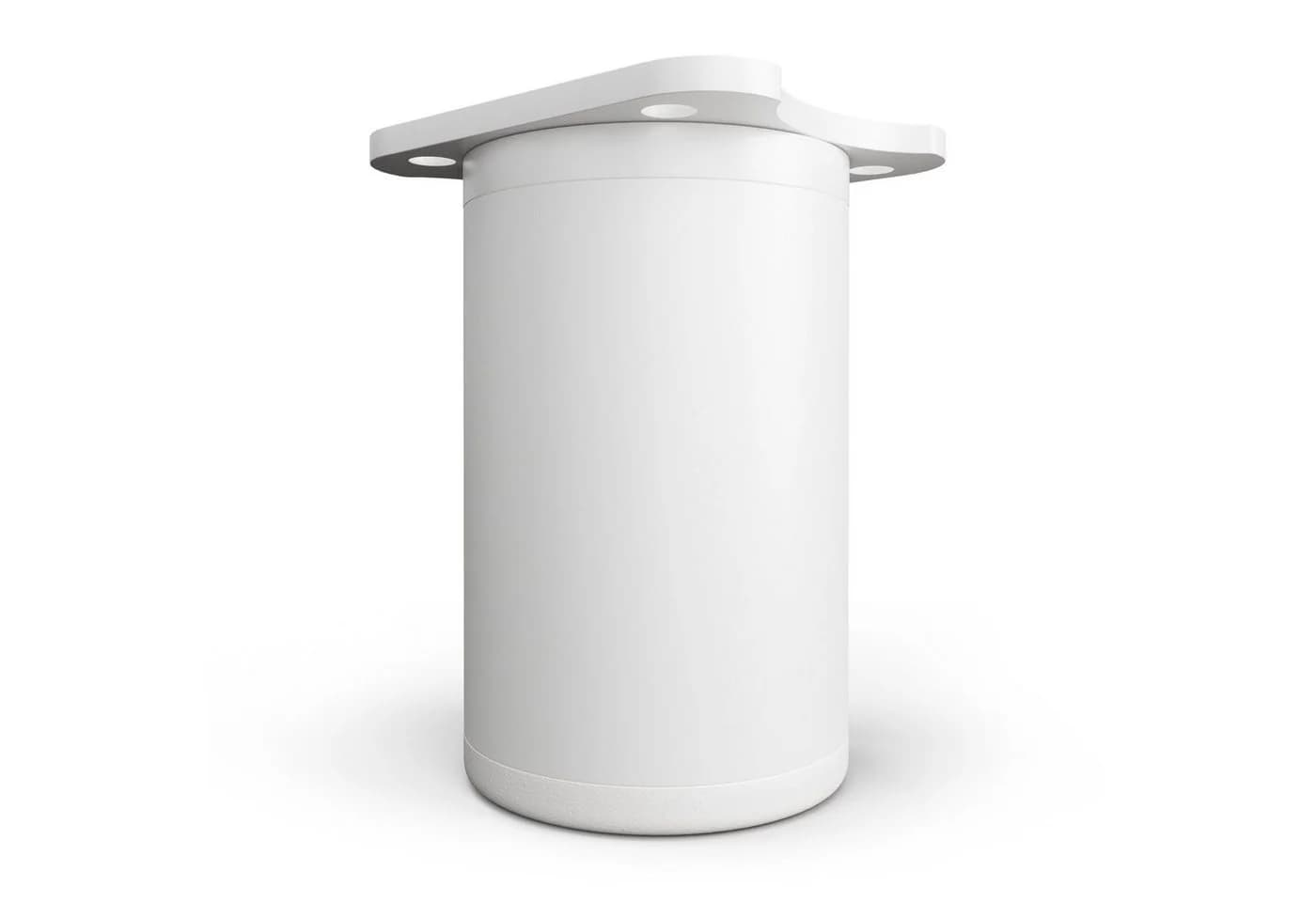 sossai® Möbelfuß Runde Schrankfüße Weiß höhenverstellbar 4er Set - Bild 3