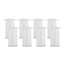 sossai® Möbelfuß Runde Schrankfüße 8er Set höhenverstellbar Weiß Bild 2