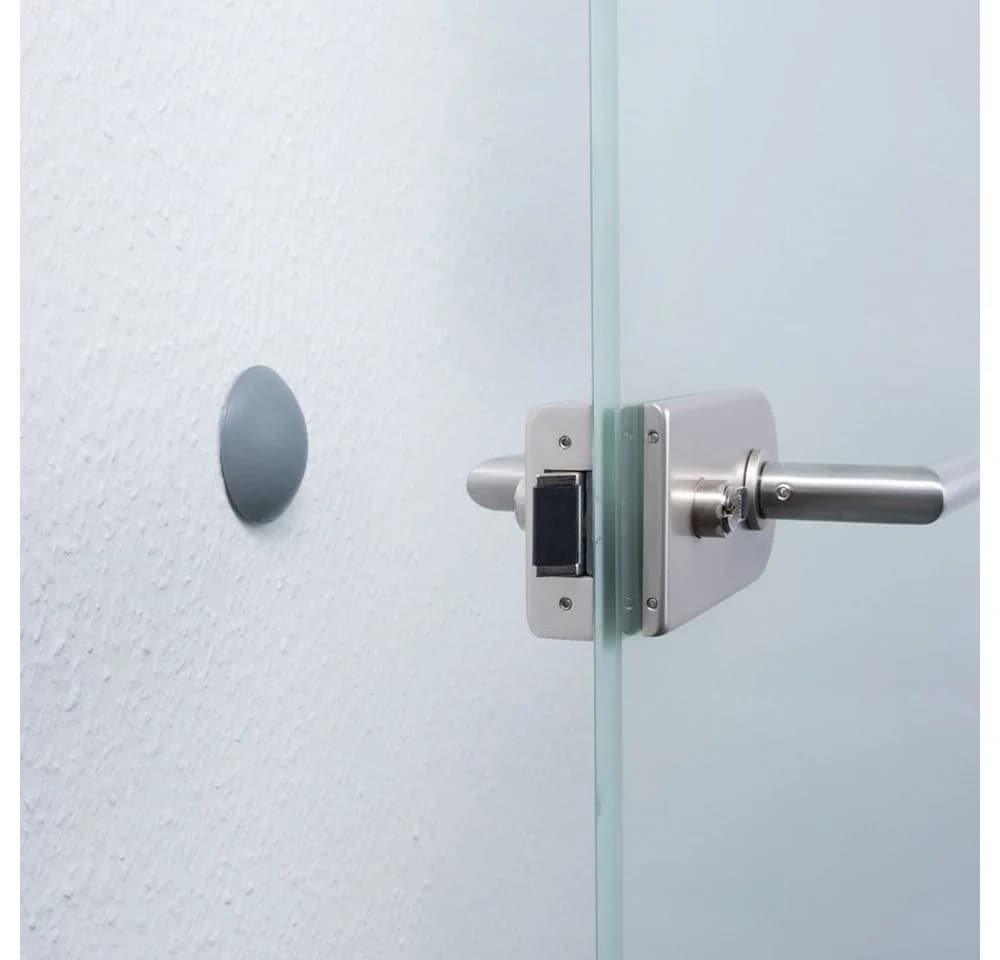 sossai® Türpuffer Grau Selbstklebend 5er Pack Ø40mm
