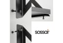 sossai® Wandregalhalter 2er Set Design Regalträger Truss in Schwarzmatt Bild 5
