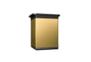 sossai® Möbelfuß Design-Möbelfüße 4er Set höhenverstellbar Gold Aluminium Bild 1