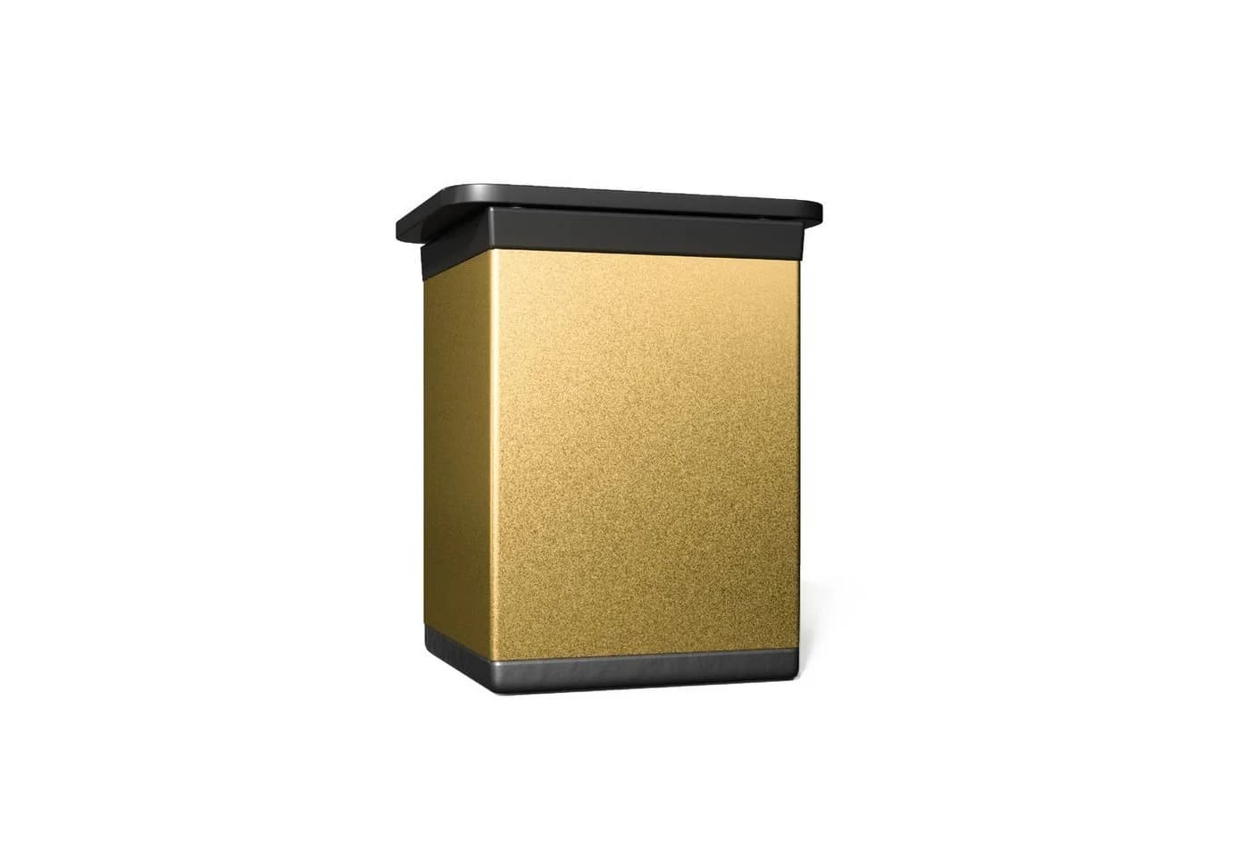 sossai® Möbelfuß Design-Möbelfüße 4er Set höhenverstellbar Gold Aluminium