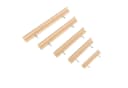 sossai® Möbelgriff Buchenholz 10er Set Lochabstand 128mm Bild 4