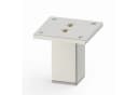 sossai® Möbelfuß Aluminium 4er Set Silber Modern Bild 4