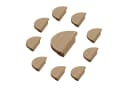 sossai® Möbelgriff Eichenholz Echtholzgriff GAH02 (10er Set) Lochabstand 20mm Bild 2