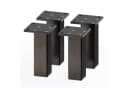 sossai® Möbelfuß MFV2 4er Set Schwarz Aluminium Bild 2