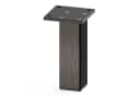 sossai® Möbelfuß MFV2 4er Set Schwarz Aluminium Bild 3