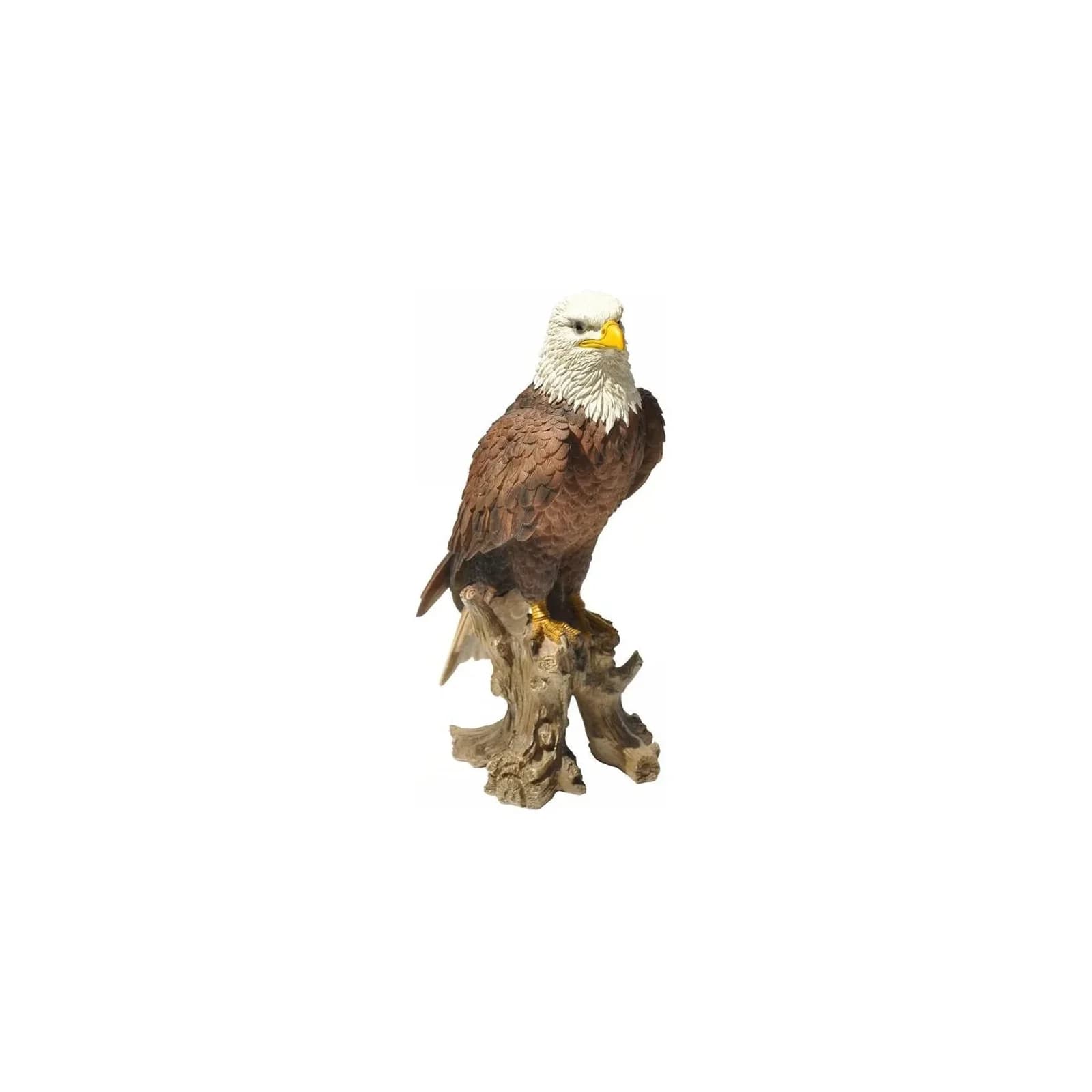 Dazikemo Dekofigur Gartenfigur Weißkopfseeadler Weiß Kunststein