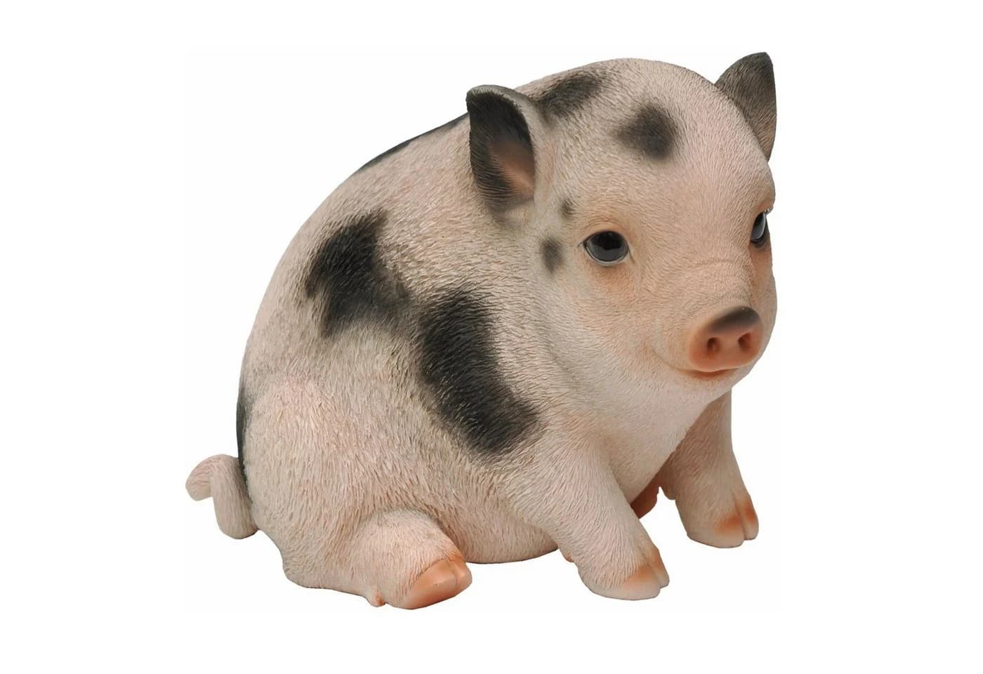 dazikemo Gartenfigur Schwein Dekofigur Kunststein - Bild 4