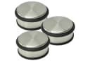 dazikemo Bodentürstopper Edelstahl 10 cm Ø Silber Bild 3