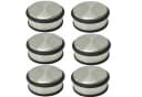 dazikemo Bodentürstopper Edelstahl 10 cm Ø Silber Bild 5
