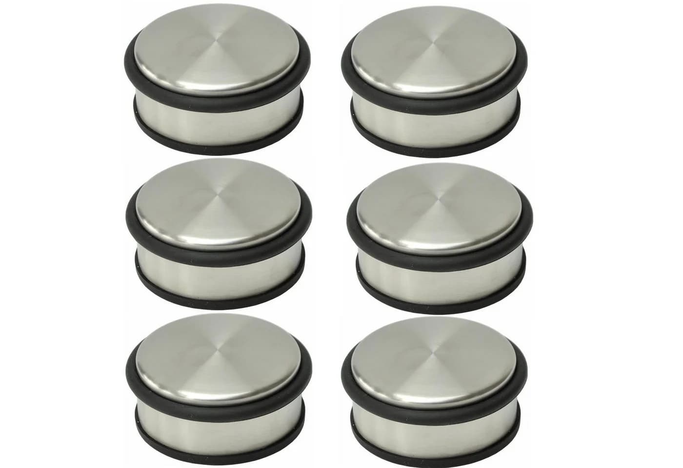 dazikemo Bodentürstopper Edelstahl 10 cm Ø Silber - Bild 5