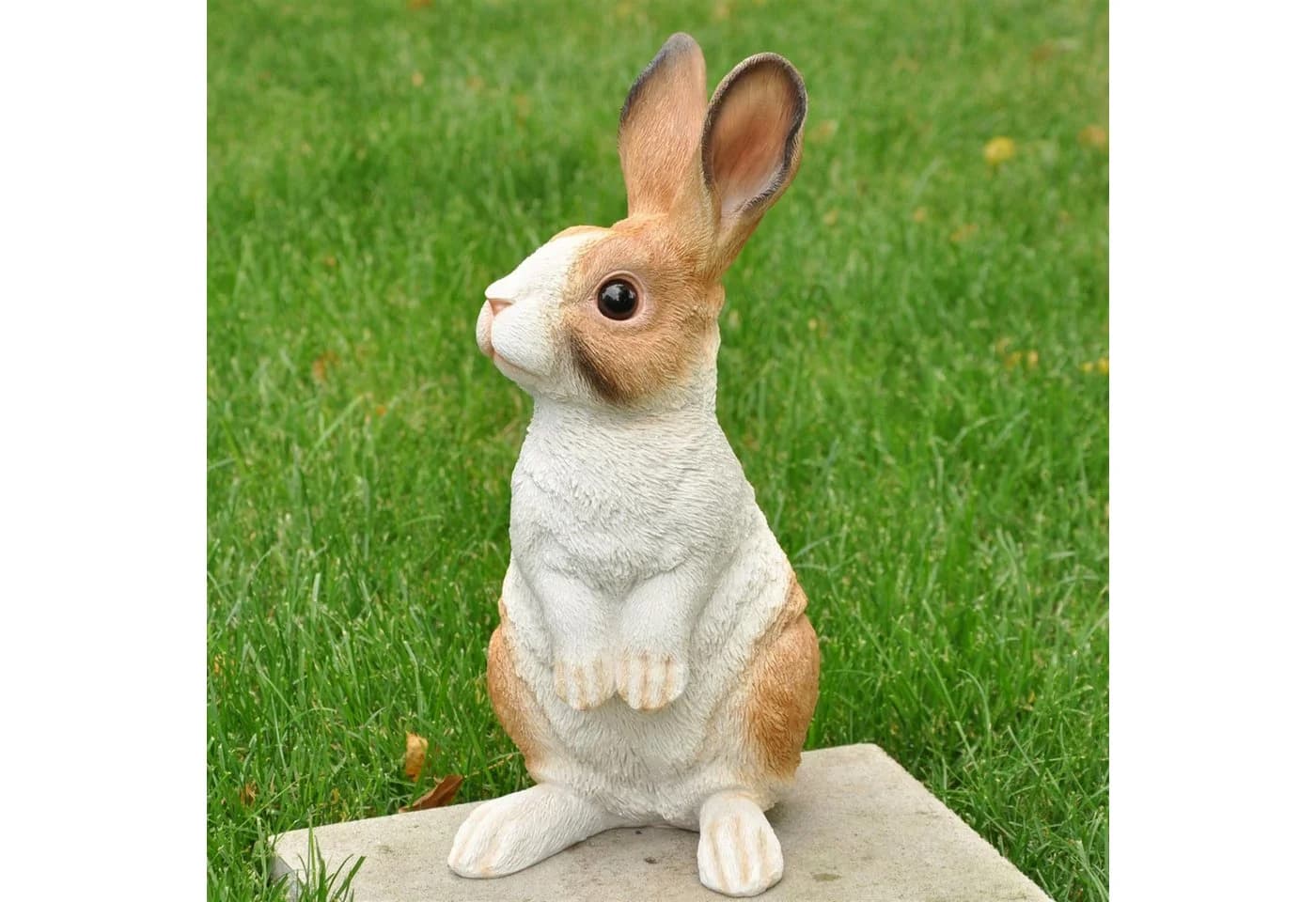 dazikemo Gartenfigur Kaninchen 38 cm Kunststein