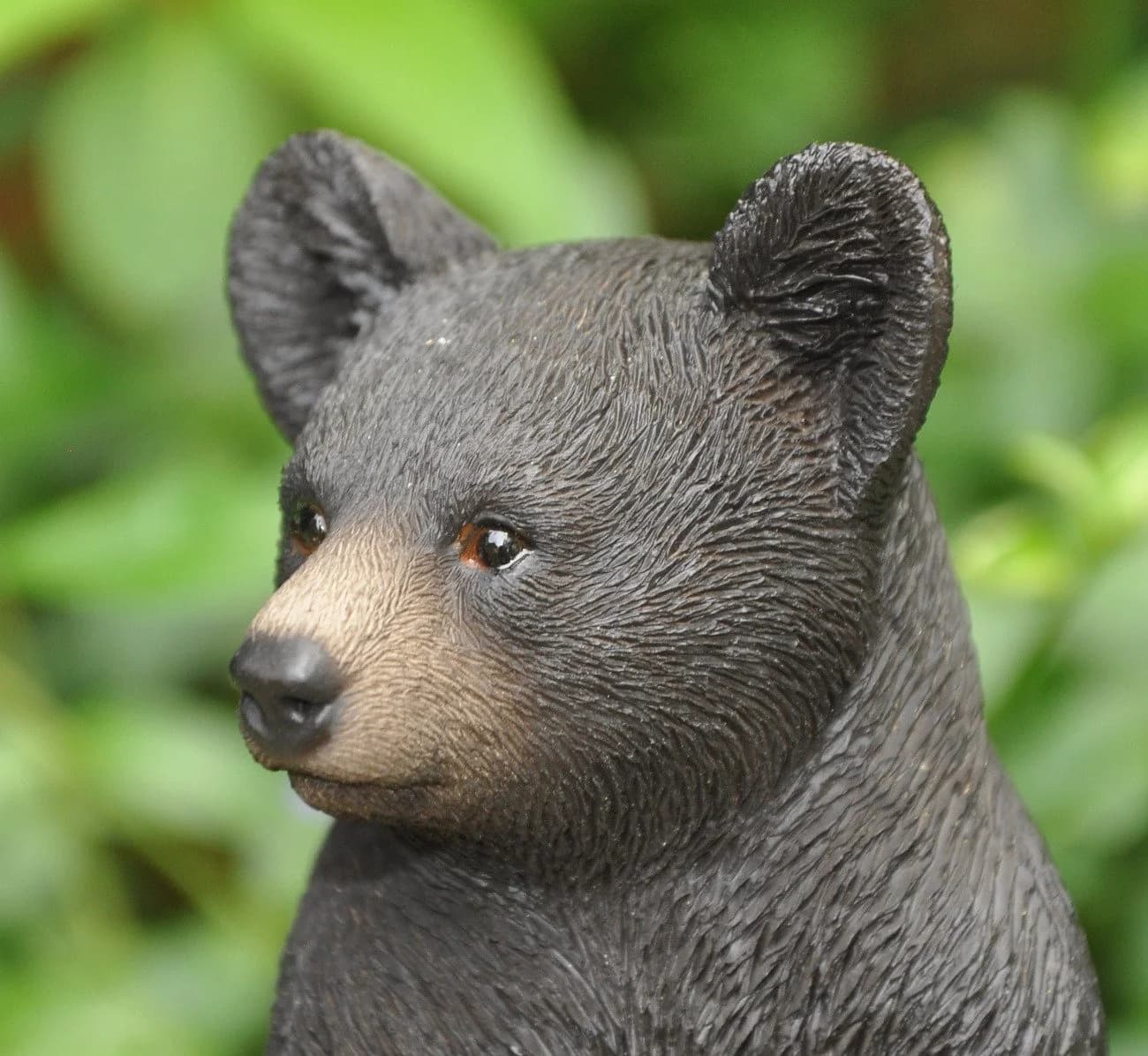 dazikemo Gartenfigur Schwarzbär Kunststein Deko - Bild 3