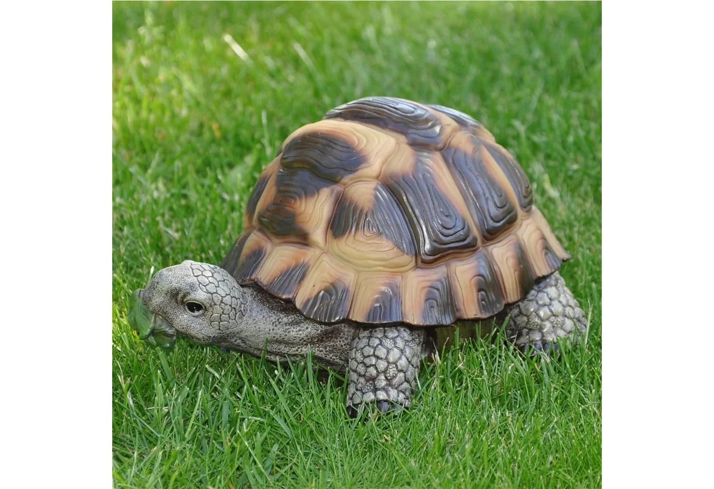 dazikemo Gartenfigur Schildkröte Kunststein - Bild 3