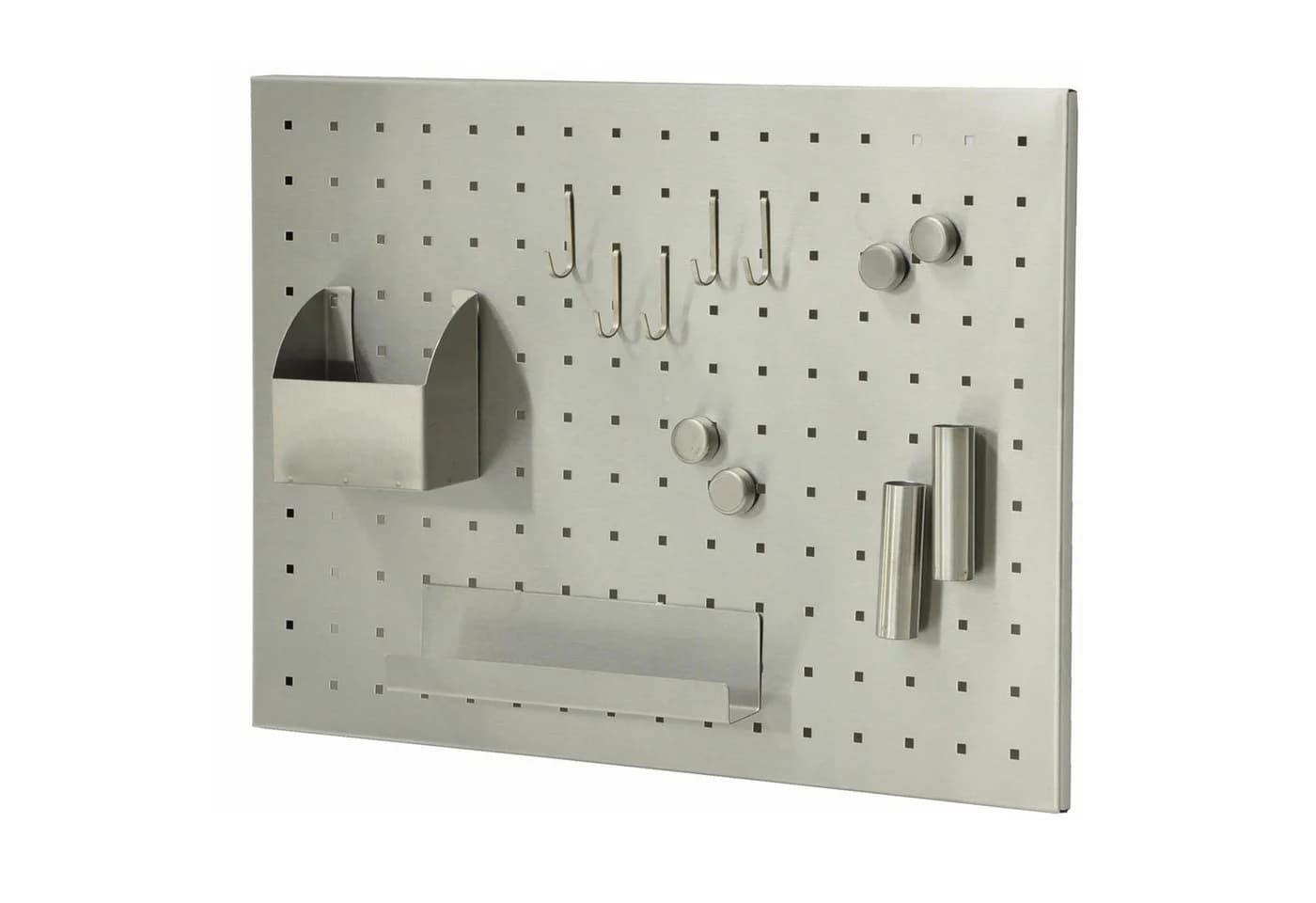 dazikemo Magnettafel Memo-Board aus Edelstahl 50x35 cm